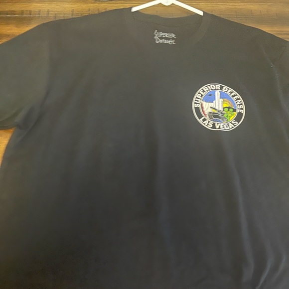 Superior Defense Las Vegas T Shirt Supdef not forward observations group fog hpd - Picture 2 of 3